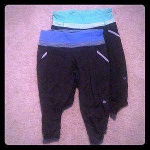 Set of 2 lulu lemon capris